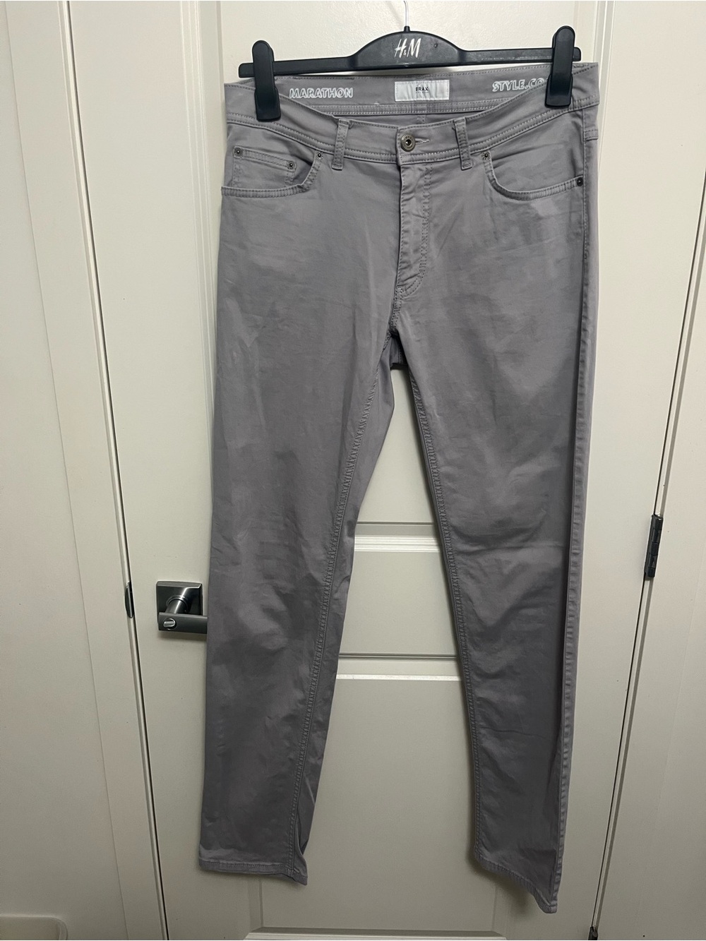 Brax Style Cooper Men's Light Gray Pants in size US 32/34